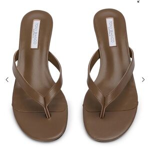 Tony Bianco brown kitten heels